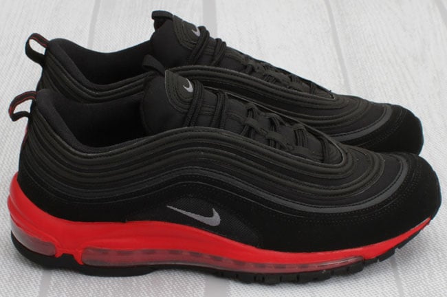 Nike Air Max 97 Black/Challenge Red | Available Now