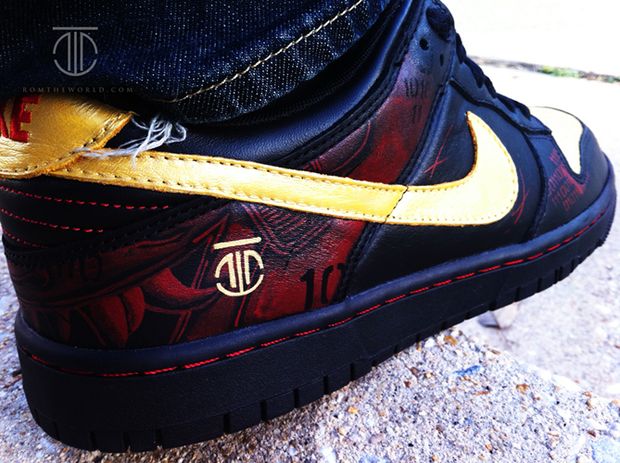 Nike Dunk Low ‘Samurai’ Custom by ROM | Now Available
