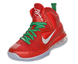 GS Nike LeBron 9 ‘Christmas Day’ Available at Finish Line