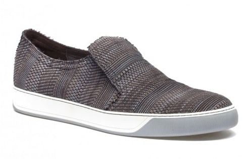 Lanvin Kilim Weave Suede Collection