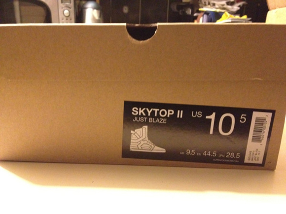 Just Blaze x Supra Skytop II Sneak Peak Box