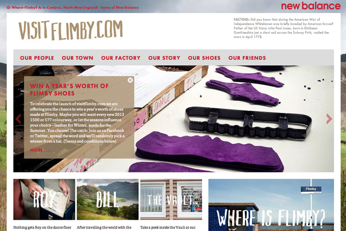New Balance UK ‘Visit Flimby’ Project