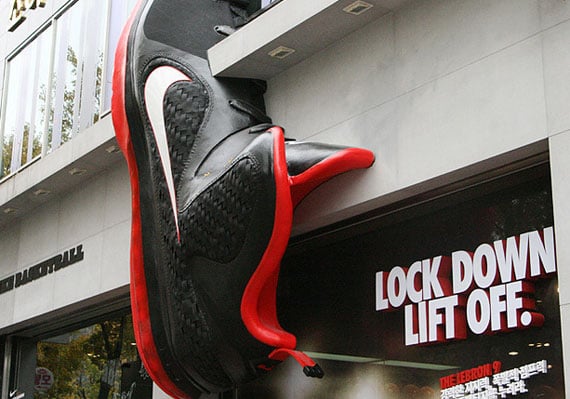 Nike LeBron 9 Display @ HOOPCITY Korea