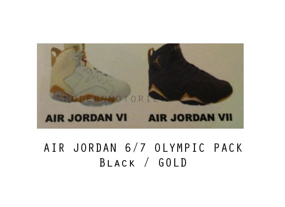 Air Jordan VI (6) and VII (7) 'Olympic Pack' - Release Info