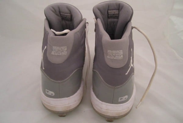 Air Jordan XI (11) 'Cool Grey' Baseball Cleat - CC Sabathia PE