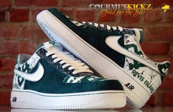 GourmetKickz Custom Air Force 1 Low for Darrelle Revis 