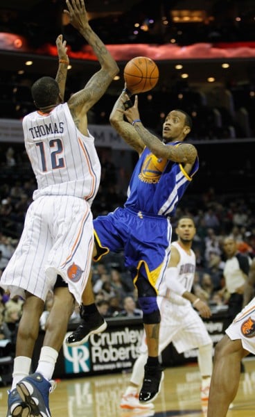 Monta Ellis Wears Air Jordan XI (11) 'Space Jam' vs. Charlotte Bobcats
