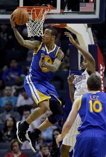 Monta Ellis Wears Air Jordan XI (11) 'Space Jam' vs. Charlotte Bobcats