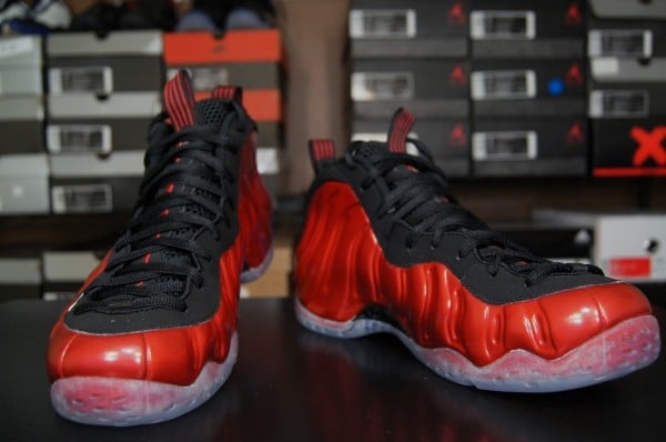 air foamposite one metallic red