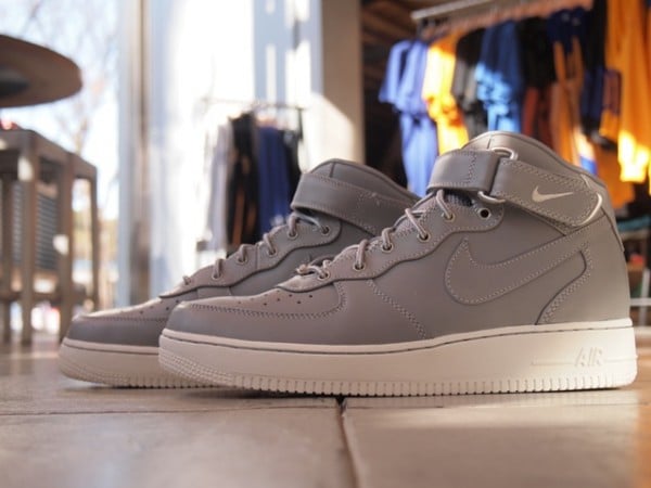 Nike Air Force 1 Mid Premium 'Grey Workboot' - Now Available
