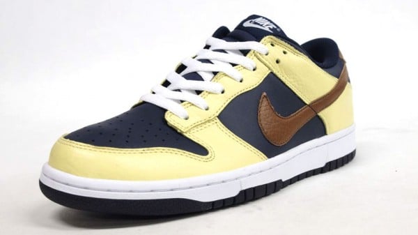 Nike Dunk Low - Yellow/Navy-Brown - Now Available