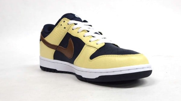 Nike Dunk Low - Yellow/Navy-Brown - Now Available