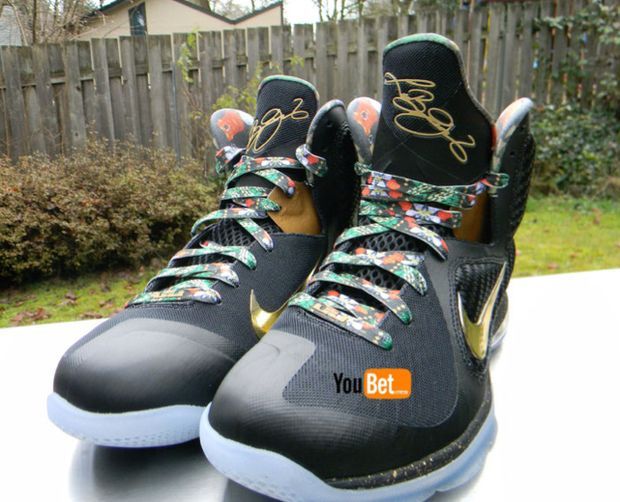 lebron 9 watch the throne gold