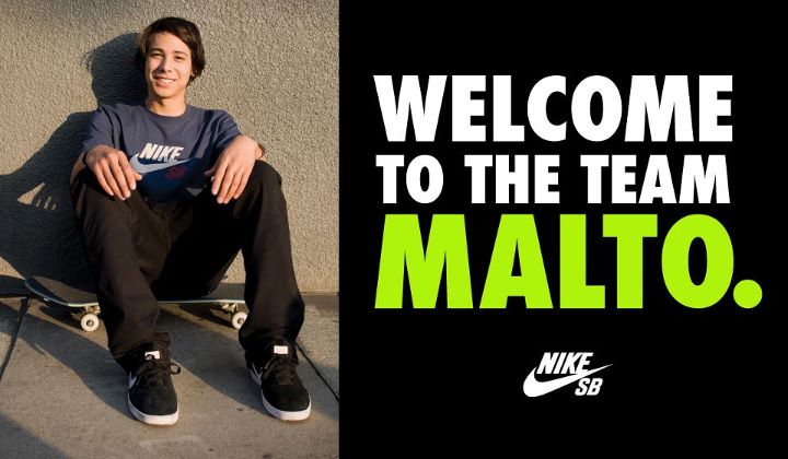 Nike SB Signs Sean Malto