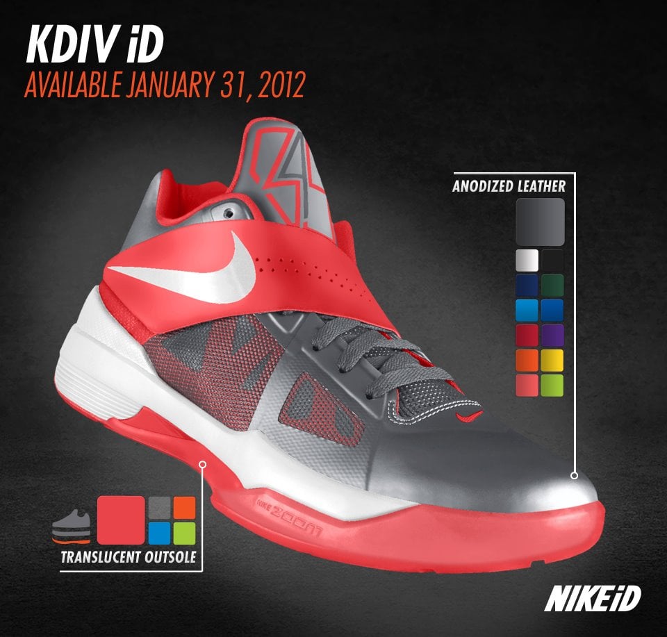 Nike Zoom KD IV (4) coming to NikeiD January 31st
