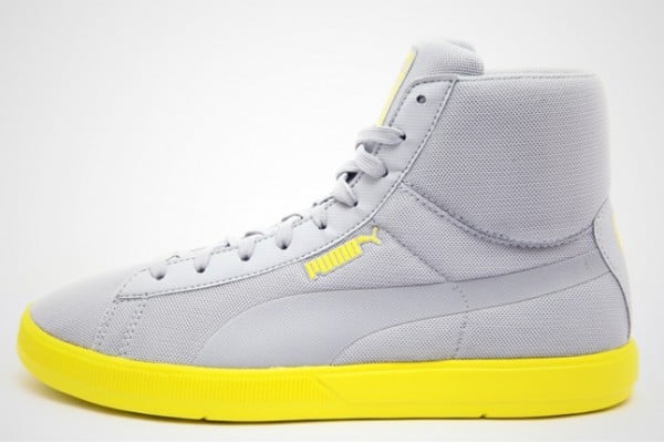 yellow and grey puma