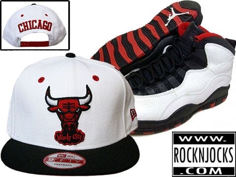 Rock-n-Jocks Air Jordan X “Chicago” Snapback