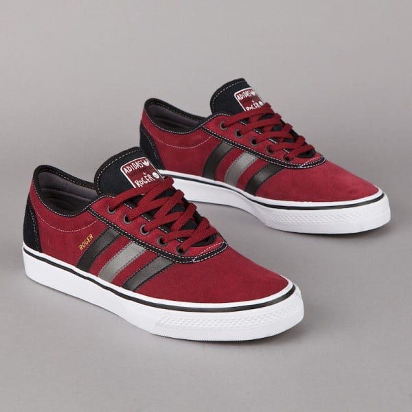 Roger Skateboards x adidas adiEase Low 'Cardinal' - Now Available