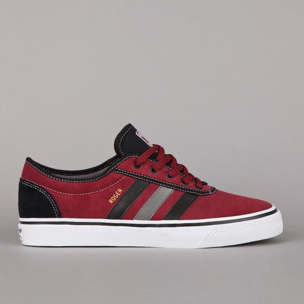 Roger Skateboards x adidas adiEase Low 'Cardinal' - Now Available