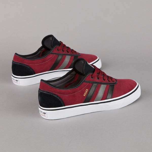 Roger Skateboards x adidas adiEase Low 'Cardinal' - Now Available