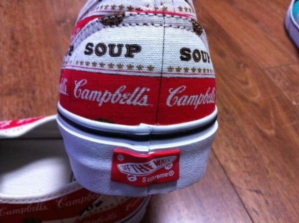 Supreme x Vans Authentic 'Campbell's Soup' - Spring 2012