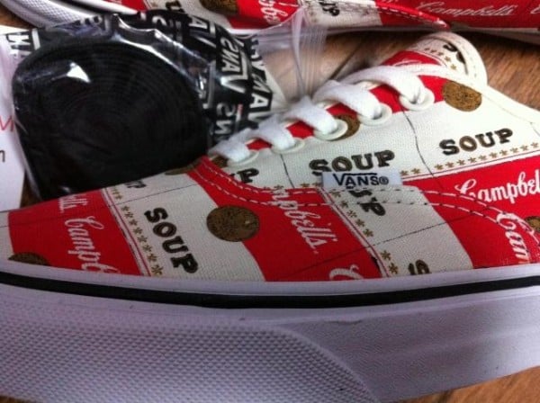 Supreme x Vans Authentic 'Campbell's Soup' - Spring 2012