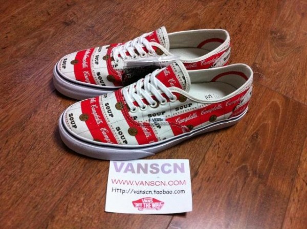 Supreme x Vans Authentic 'Campbell's Soup' - Spring 2012