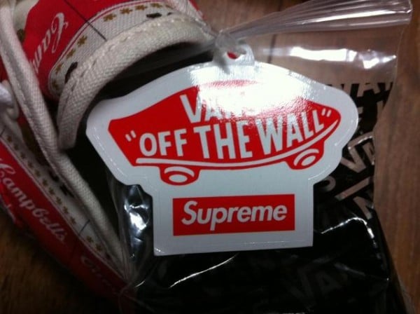 Supreme x Vans Authentic 'Campbell's Soup' - Spring 2012