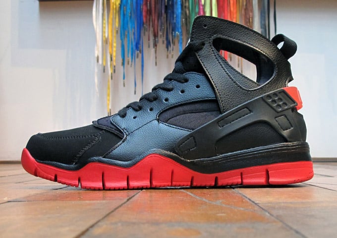 Nike Air Huarache BBall 2012 ‘Black/Sport Red’ – Now Available