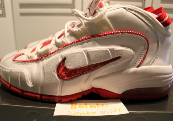 Nike Air Max Penny 1 White/Varsity Red Sample