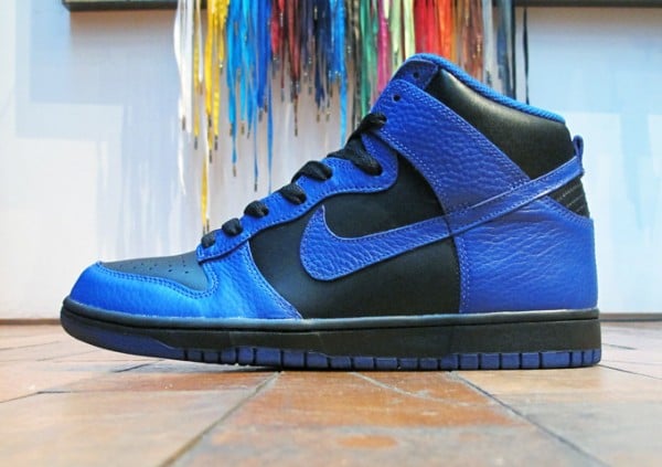 Nike Dunk High 'Black/Old Royal' - Now Available