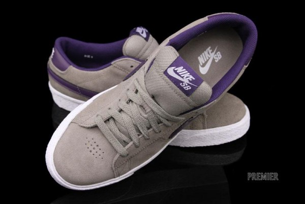 Nike SB Blazer Low 'Iron/Quasar Purple' - Now Available