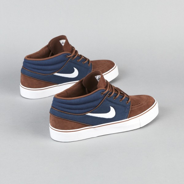 Nike SB Stefan Janoski Mid - Dark Slate/Sandalwood-Medium Brown-Gum - Now Available