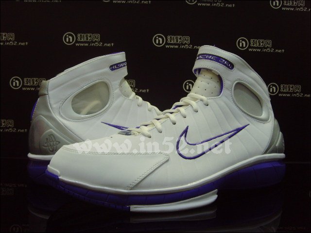 Nike Zoom Huarache 2K4 'White/Club Purple' - New Images