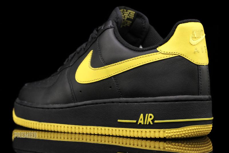 Nike Air Force 1 Low 'Black/Varsity Maize' - Now Available