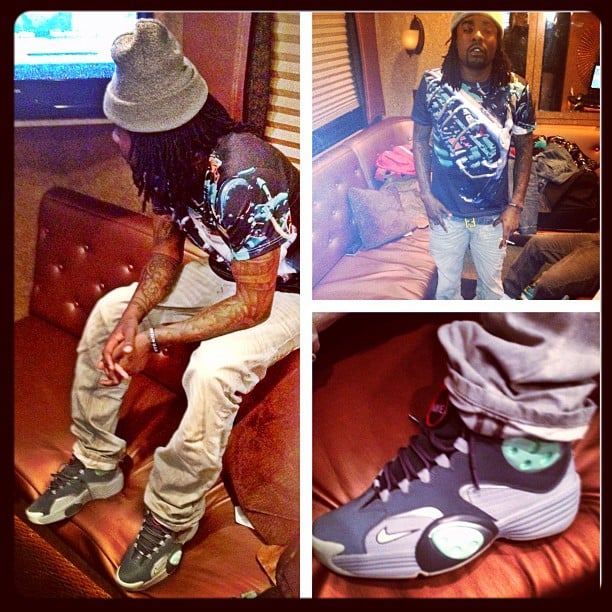 Wale Hits Hollywood in the Glow In The Dark Air Flight One