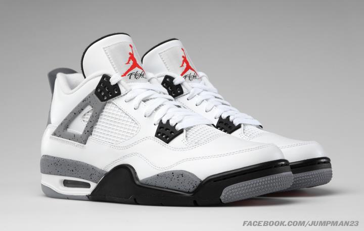Release Reminder: Air Jordan IV (4) 'White/Cement'