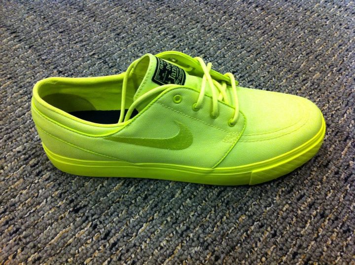 nike highlighter yellow shoes