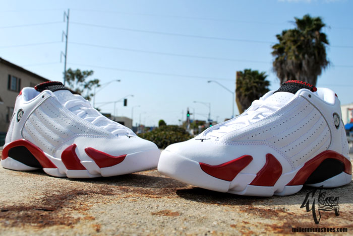 air jordan 14 white red release date