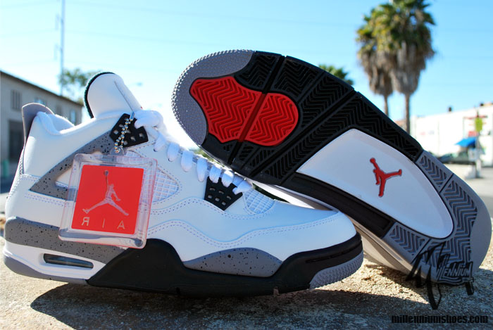 Air Jordan IV (4) 'White/Cement' - Arriving at Retailers