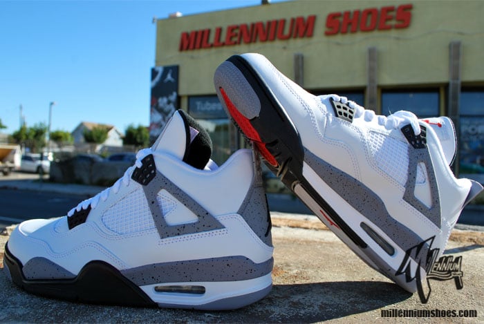 Air Jordan IV (4) 'White/Cement' - Arriving at Retailers