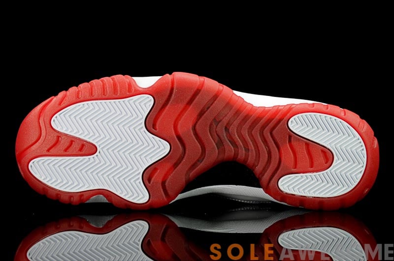 Air Jordan XI (11) Low 'White/Black-Varsity Red' - Another Look