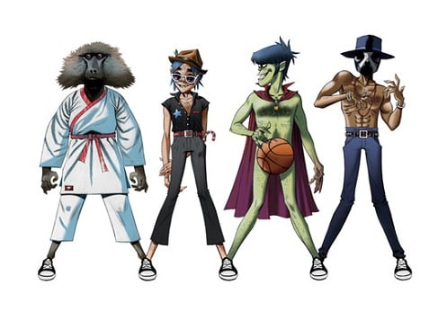 Gorillaz x Converse - Spring 2012 Collection