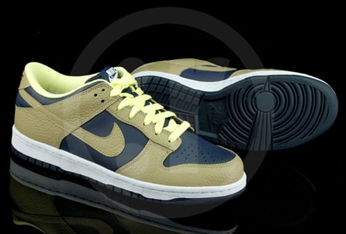 Nike Dunk Low - Obsidian/White Lime-Khaki