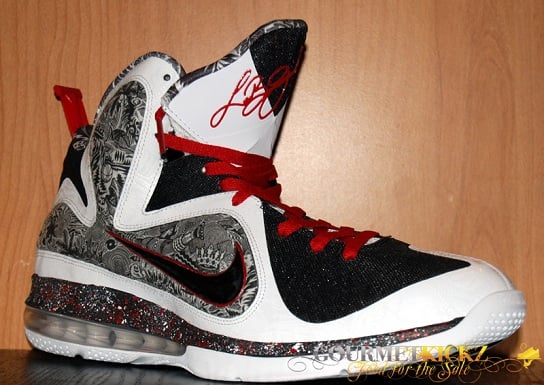 Nike LeBron 9 Freegums "Inside-Out" Customs by GourmetKickz
