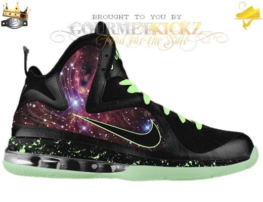 Nike LeBron 9 "Galactic Supreme" Customs by GourmetKickz - A First Look