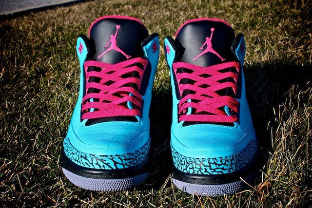 Air Jordan III (3) 'South Beach' Custom 