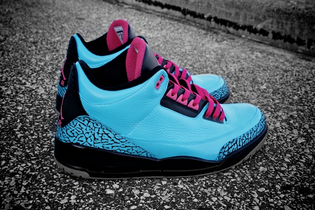 Air Jordan III (3) 'South Beach' Custom by Proof Culture