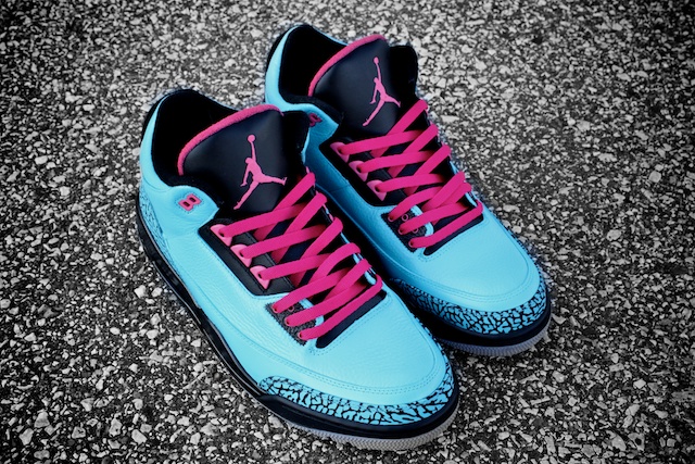 Air Jordan III (3) 'South Beach' Custom by Proof Culture