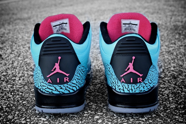 Air Jordan III (3) 'South Beach' Custom by Proof Culture